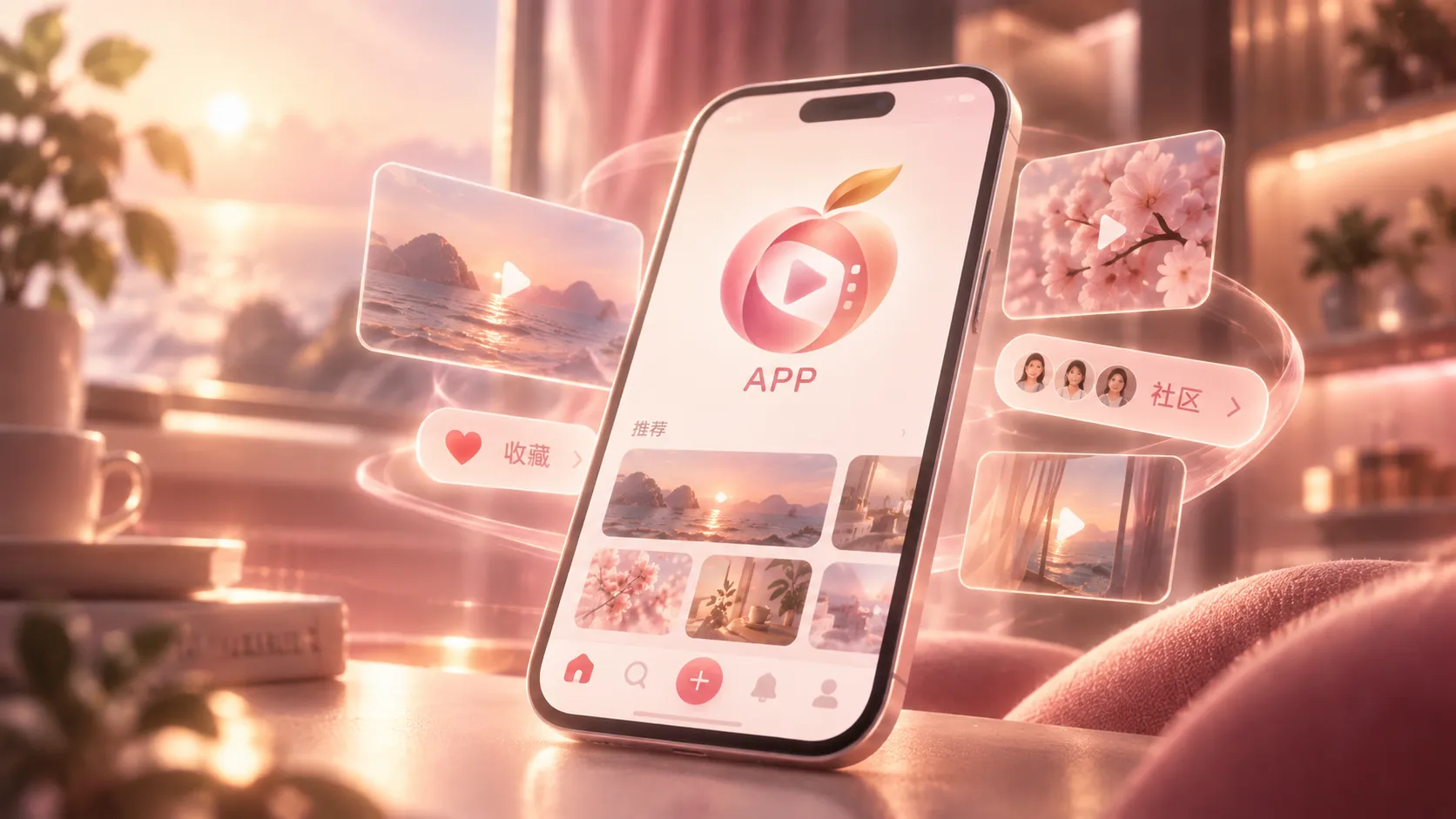 移动端APP浏览体验示意